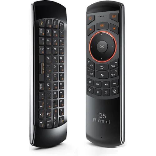 RIITEK τηλεχειριστήριο Mini i25 με πληκτρολόγιο & air mouse, 2.4GHz