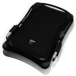 SILICON POWER εξωτερικός HDD Armor A30, 1TB, USB 3.2, μαύρος