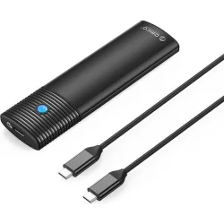 ORICO θήκη για Μ.2 NVMe SSD PWM2-G2-BK-EP, 10Gbps, έως 4TB, μαύρη