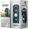 CELEBRAT φορητό ηχείο OS-01, 10W, 1200mAh, Bluetooth, FM, LED, μαύρο