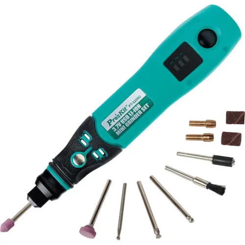 PROSKIT περιστροφικό πολυεργαλείο PT-5205U, 3.7V, 600mah, έως 15000rpm