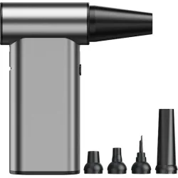 KINZIR ηλεκτρικό air duster AD57, 180W, 8000mAh, γκρι