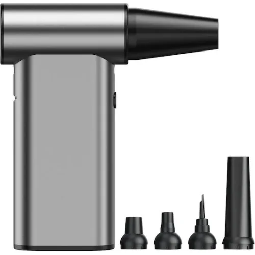 KINZIR ηλεκτρικό air duster AD57, 180W, 8000mAh, γκρι