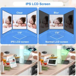 HELLOBABY ενδοεπικοινωνία μωρού HB6241 με κάμερα & οθόνη 4