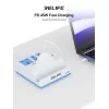 RELIFE σταθμός φόρτισης RL-309H, USB/3x USB-C/3x DC/wireless, 72W, λευκός