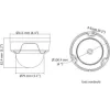 HIKVISION HIWATCH IP κάμερα HWI-D121H, POE, 2.8mm, 2MP, IP67 & IK10