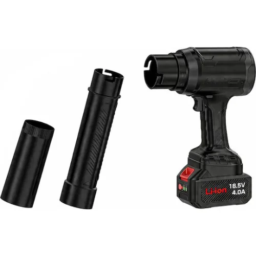 KINZIR ηλεκτρικό air duster AD61, 800W, 2000mAh, Brushless, μαύρο