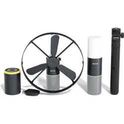 BAYU camping kit με powerbank/ανεμιστήρα/φωτιστικό/συσκευή για κουνούπια C-Pro