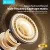 CELEBRAT earphones με θήκη φόρτισης W76, True Wireless, 13mm, 25/300mAh, λευκά