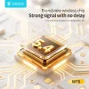 CELEBRAT earphones με θήκη φόρτισης W76, True Wireless, 13mm, 25/300mAh, λευκά