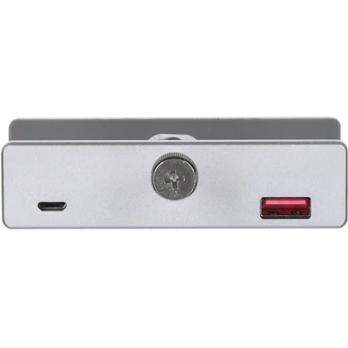 ORICO USB hub MH4PU-P με σφιγκτήρα, 4x θυρών, 5Gbps, USB σύνδεση, ασημί
