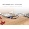 ORICO USB hub MH4PU-P με σφιγκτήρα, 4x θυρών, 5Gbps, USB σύνδεση, ασημί