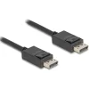 DELOCK καλώδιο DisplayPort 2.1 80493 8K/60Hz 4K/120Hz 40 Gbps, 2m, μαύρο