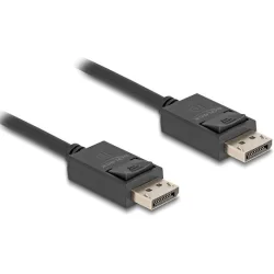 DELOCK καλώδιο DisplayPort 2.1 80493 8K/60Hz 4K/120Hz 40 Gbps, 2m, μαύρο