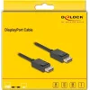DELOCK καλώδιο DisplayPort 2.1 80493 8K/60Hz 4K/120Hz 40 Gbps, 2m, μαύρο