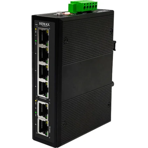 HIMAX industrial PoE switch PS1402G-I, 4x GE PoE & 2x GE θύρες, έως 1000Mbps