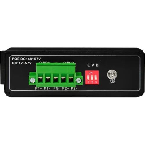 HIMAX industrial PoE switch PS1402G-I, 4x GE PoE & 2x GE θύρες, έως 1000Mbps