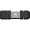 SILICON POWER USB Flash Drive C51, USB/USB-C, 128GB, 120MBps, ασημί