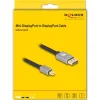 DELOCK καλώδιο mini DisplayPort σε DisplayPort 81092, 8K/60Hz, 32.4 Gbps, 2m, μαύρο