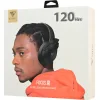DOQAUS headphones FOCUS 5, ασύρματα & ενσύρματα, Φ40mm, 1000mAh, μαύρα