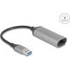DELOCK αντάπτορας δικτύου 81571, USB, 5Gbps Ethernet, ασημί