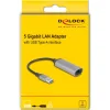 DELOCK αντάπτορας δικτύου 81571, USB, 5Gbps Ethernet, ασημί