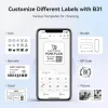 NIIMBOT smart θερμικός εκτυπωτής ετικετών B31, 203dpi, Bluetooth, μπλε