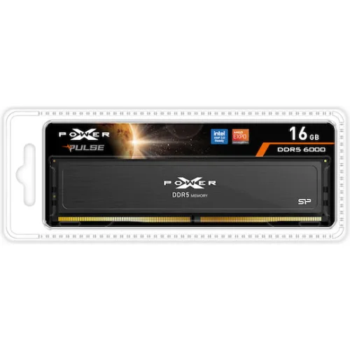 SILICON POWER μνήμη DDR5 UDIMM XPOWER Pulse, 16GB, 6000MHz, CL36