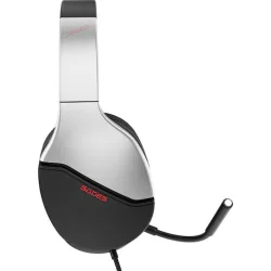 SADES gaming headset SPOWER, 3.5mm σύνδεση, 40mm, multi-platform, ασημί