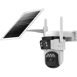 VSTARCAM smart ηλιακή κάμερα BG621DR, dual lens, 3MP, 4G, SD, PTZ, IP66