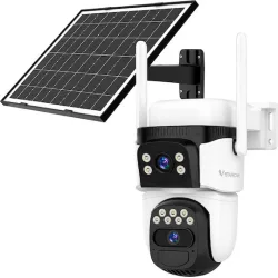 VSTARCAM smart ηλιακή κάμερα BG621DR, dual lens, 3MP, 4G, SD, PTZ, IP66