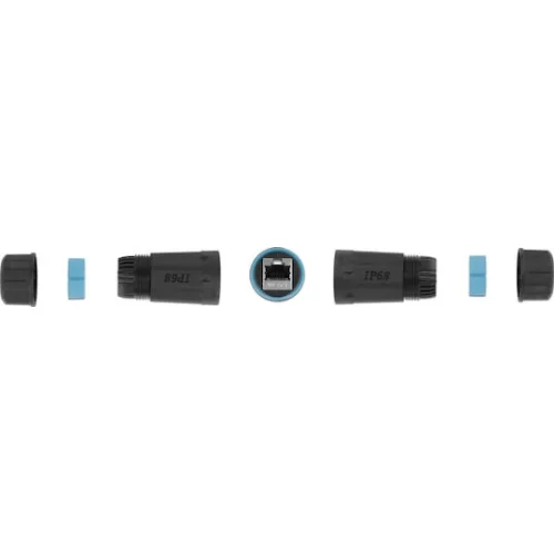 DELOCK αδιάβροχος αμφίδρομος σύνδεσμος RJ45 Cat.6A 86693, μπλε