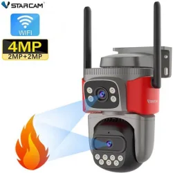 VSTARCAM smart κάμερα AF621DR, dual lens, αναγνώριση φωτιάς & καπνού, 2MP, WiFi, SD, PTZ, IP66