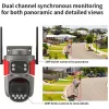 VSTARCAM smart κάμερα AF621DR, dual lens, αναγνώριση φωτιάς & καπνού, 2MP, WiFi, SD, PTZ, IP66