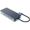 Orico WB-11P USB-C Docking Station με HDMI 4K PD Ethernet Γκρι