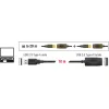 DELOCK καλώδιο USB 2.0 αρσενικό σε θηλυκό 82446, active, 10m, μαύρο