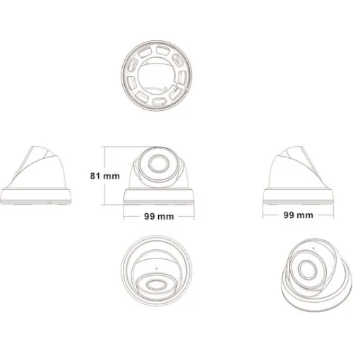 LONGSE υβριδική κάμερα LIRDLAHTC500FKE, 2.8mm, 1/2.5