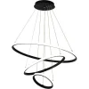 POWERTECH LED φωτιστικό οροφής HLL-0105, 44W, 4000K, 60x60cm, μαύρο