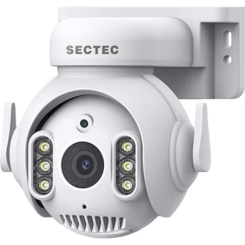 SECTEC smart κάμερα ST-515C-3MTY, 3MP, WiFi, SD, PTZ, IP65