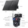SECTEC smart ηλιακή κάμερα ST-598-6M-4G-20W-EU, 3MP dual lens, 20x zoom, 4G, SD, PTZ