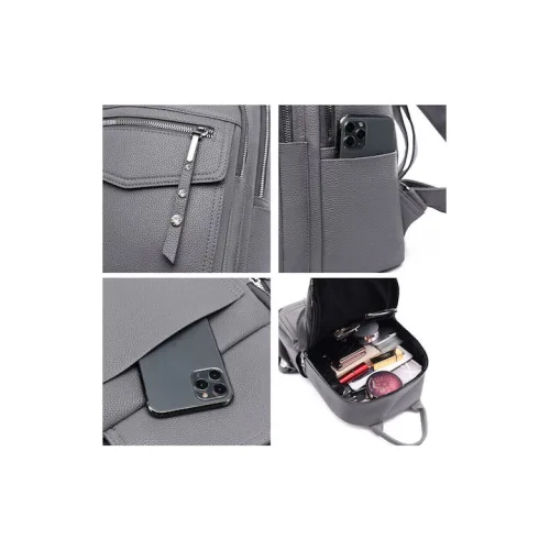 ROXXANI γυναικεία τσάντα πλάτης LBAG-0023, μαύρη
