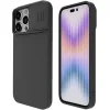 NILLKIN θήκη CamShield Silky Magnetic Silicone, iPhone 15 Pro Max, μαύρη