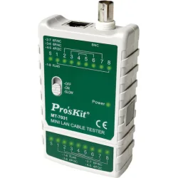 PROSKIT tester καλωδίων δικτύου MT-7031 για RJ45/11/12/22 & BNC