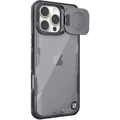 NILLKIN θήκη Iceblade Prop για iPhone 16 Pro Max, διάφανη-μαύρη