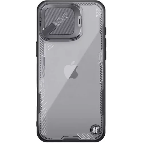 NILLKIN θήκη Iceblade Prop για iPhone 16 Pro Max, διάφανη-μαύρη