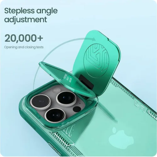 NILLKIN θήκη Iceblade Prop για iPhone 16 Pro Max, διάφανη-μαύρη