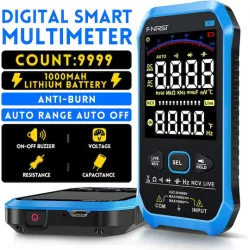 FNIRSI ψηφιακό πολύμετρο S1, 1000V AC/DC, NCV, RMS, επαναφορτιζόμενο
