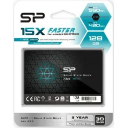 Silicon Power Ace A55 SSD 128GB τύπου 2.5'' με σύνδεση SATA III SP128GBSS3A55S25