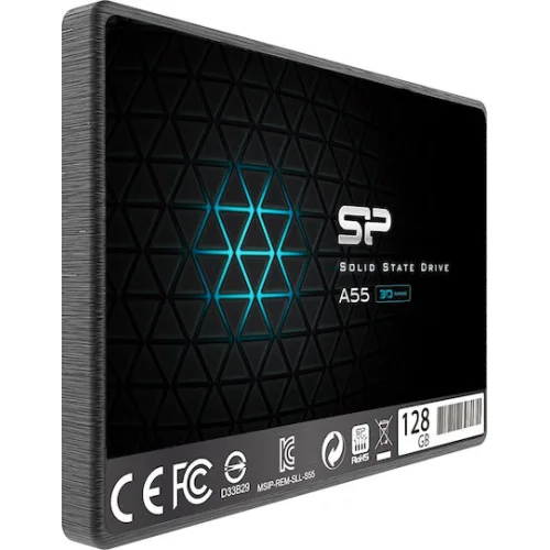 Silicon Power Ace A55 SSD 128GB τύπου 2.5'' με σύνδεση SATA III SP128GBSS3A55S25
