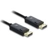 DeLock Cable DisplayPort male - DisplayPort male 2m Μαύρο (81672)